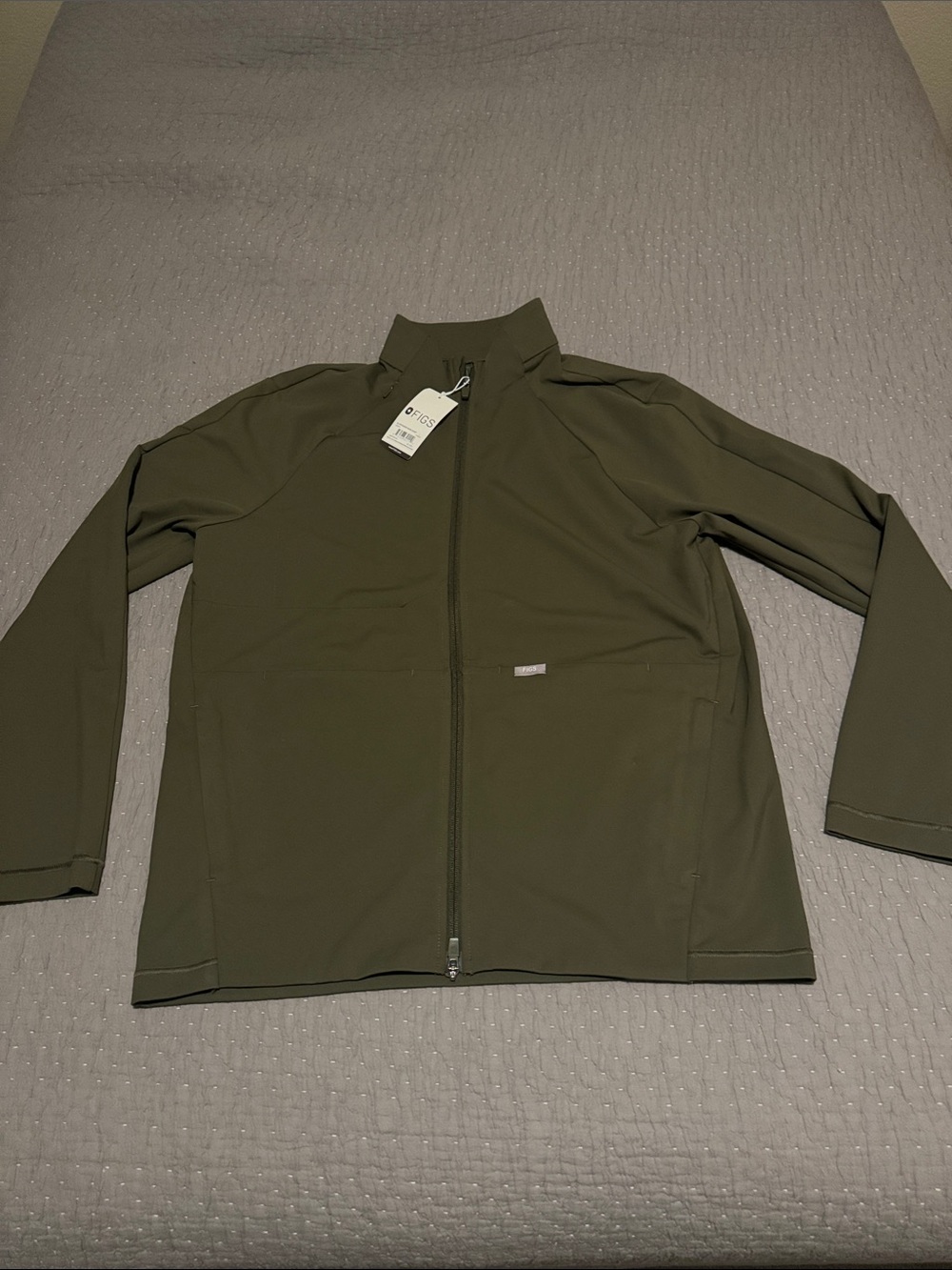 Figs Contourknit Scrub Zip Up Jacket